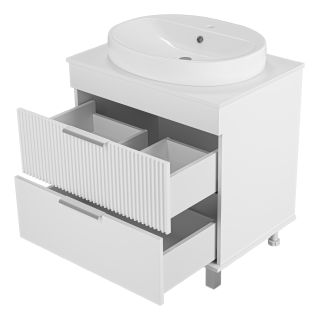 Напольная тумба под раковину Brevita Enfida ENF-06070-0142Я 70см белый