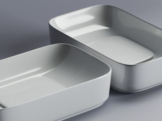 Раковина Ceramica Nova Element CN5021 60см с керамической накладкой на сливное отверстие белый