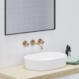 Смеситель для раковины Ravak Espirit X070350 ES 019.60RGB.O1 настенный РОЗОВОЕ ЗОЛОТО