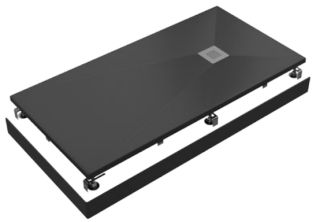 Поддон литьевой Good Door Essentia ГРАФИТ 1000x700 см