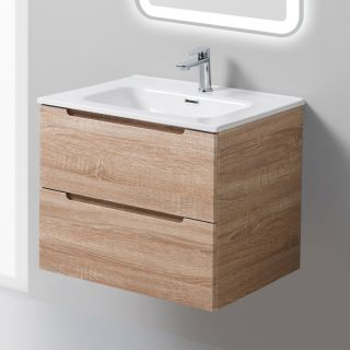 Тумба под раковину BelBagno подвесная 60x50см Rovere Bianco ETNA-600-2C-SO-WO-P