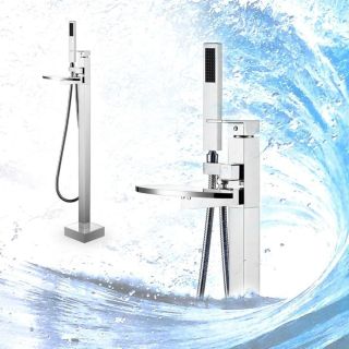 Напольный смеситель для ванны Swedbe Spira 4008 хром