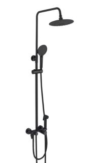 Душевая стойка Haiba HB24814-7 чёрный матовый