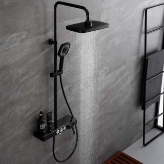 Душевая стойка Melana Male MELANA-610501B чёрный