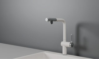 Смеситель для кухни Granula 8169, АРКТИК (БЕЛЫЙ) белый