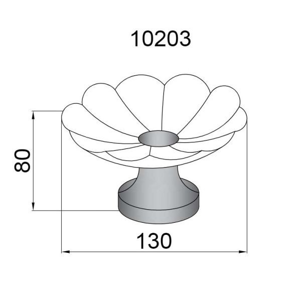 Мыльница Boheme хром 10203