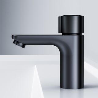 Смеситель для раковины Am.Pm X-Joy TouchReel чёрный матовый F85A02522