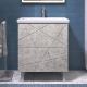 Тумба под раковину напольная Vigo Geometry 016 70 см бетон
