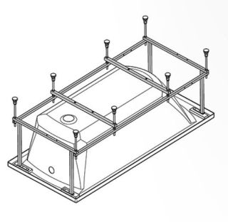 Монтажный комплект к акриловой ванне Santek Монако XL 160х75 1WH112422
