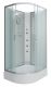 Душевая кабина Niagara NG-33194-14RBKG с гидромассажем 110x90см серебро/матовое