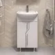 Тумба под раковину напольная Vigo Turin 223 45 см поставляется в разобранном виде белый