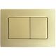 Кнопка смыва Veconi FLUSH V9, FLV9-G, 237х159х6, нержавеющая сталь, золото брашинг