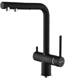 Смеситель для кухни Paulmark Serpentine Se213222-401 антрацит