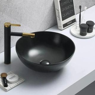 Раковина чаша Velvex 7811AMB, черный