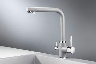 Смеситель Granula для кухни GR-2015 алюминиум