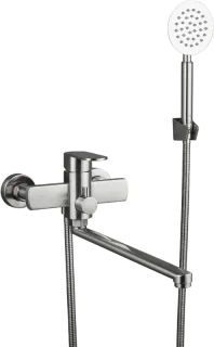 Смеситель для ванны и душа Frap F22805 сатин