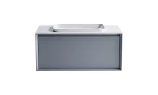 Тумба с раковиной Astra-Form Фрейм 4631177713934 100 см голубой матовый