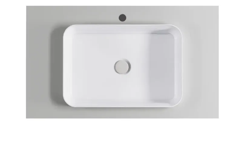 Тумба с раковиной Astra-Form Фрейм 4631177715389 100 см серый матовый