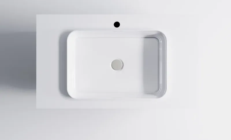 Тумба с раковиной Astra-Form Фрейм 4631177713880 90 см серый матовый