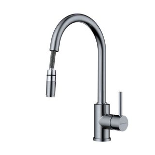 Смеситель для кухни Omoikiri Shinagawa-S-BN сталь