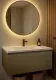 Зеркало с подсветкой ArtMax Asti AM-Ast-800-DS-FNC-Gold 80 см золото