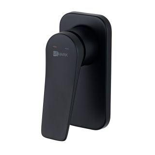 Встраиваемый смеситель для душа Lemark Bronx LM3723BL чёрный