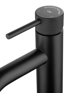 Смеситель для раковины Wonzon & Woghand WW-H1061-MB чёрный матовый