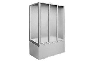 Шторка для ванны BAS Атланта, Верона, Ибица 70 см боковая часть (пластик "Вотер")