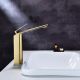 Смеситель для раковины Black&White Gravity 7204BG брашированное золото