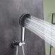Душевой комплект Black&White Gravity 9401C с термостатом хром