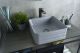 Раковина Gid Gm965 53338 накладная серая матовая 38.5x38.5x13.5