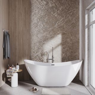 Акриловая ванна Grossman Galaxy GR-2103 180x77см белый глянцевый