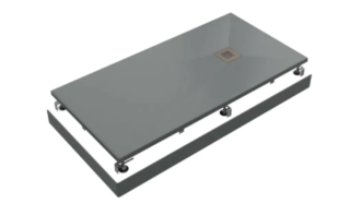 Поддон литьевой Good Door Essentia ГРАФИТ 1000x900 см