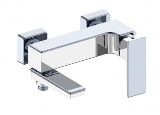 Смеситель для ванны с ручным душем Grohenberg GB8008 Белый хром