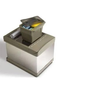 Система сортировки мусора Alveus ALBIO 227979 30 2X16 L серый пластик нержавеющая сталь