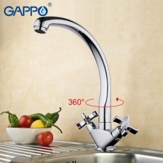 Смеситель для кухни Gappo G4143 хром
