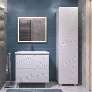 Тумба под раковину напольная Vigo Geometry 025 80 см белый