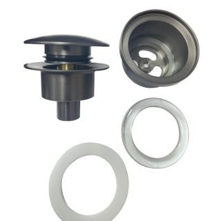 Донный клапан Haiba HB64-3 пепельный