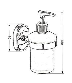 Дозатор для жидкого мыла РМС A6022 хром