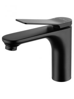 Смеситель для раковины Wonzon & Woghand WW-XH-010-MB чёрный матовый