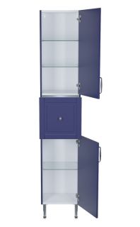 Пенал напольный IDDIS Oxford OXF36N0i97 36см синий