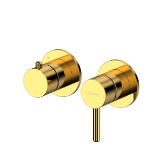 Внешняя часть смесителя на 3 потребителя WHITECROSS 2-Y1243GL золото