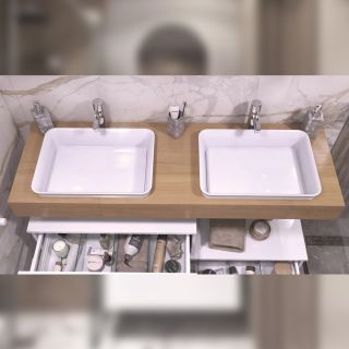 Столешница Velvex Unit 140, дуб карпентер