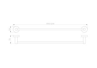 Вешалка для полотенец Wonzon & Woghand Easy WW-8112 хром