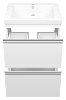 Напольная тумба под раковину Misty Ингрид П-Инг-01060-012Я 56 см белый