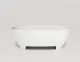 Ванна из искусственного камня Salini Sofia Light S-Sense 103611G 165x75см без перелива белый глянцевый
