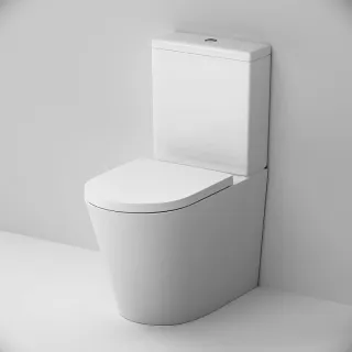 Унитаз напольный AM.PM Func C8F8600SC безободковый с сиденьем микролифт белый