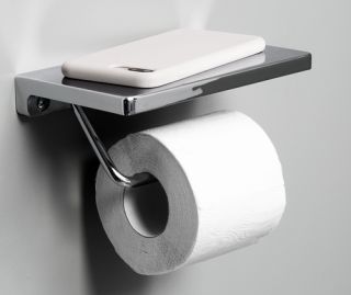 WasserKraft K-1425  держатель Т/б с полкой