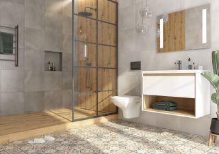 Зеркало Cersanit BASE KN-LU-LED020*80-b-Os 80см