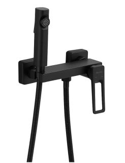 Гигиенический душ со смесителем Shevanik S6805H-1 чёрный